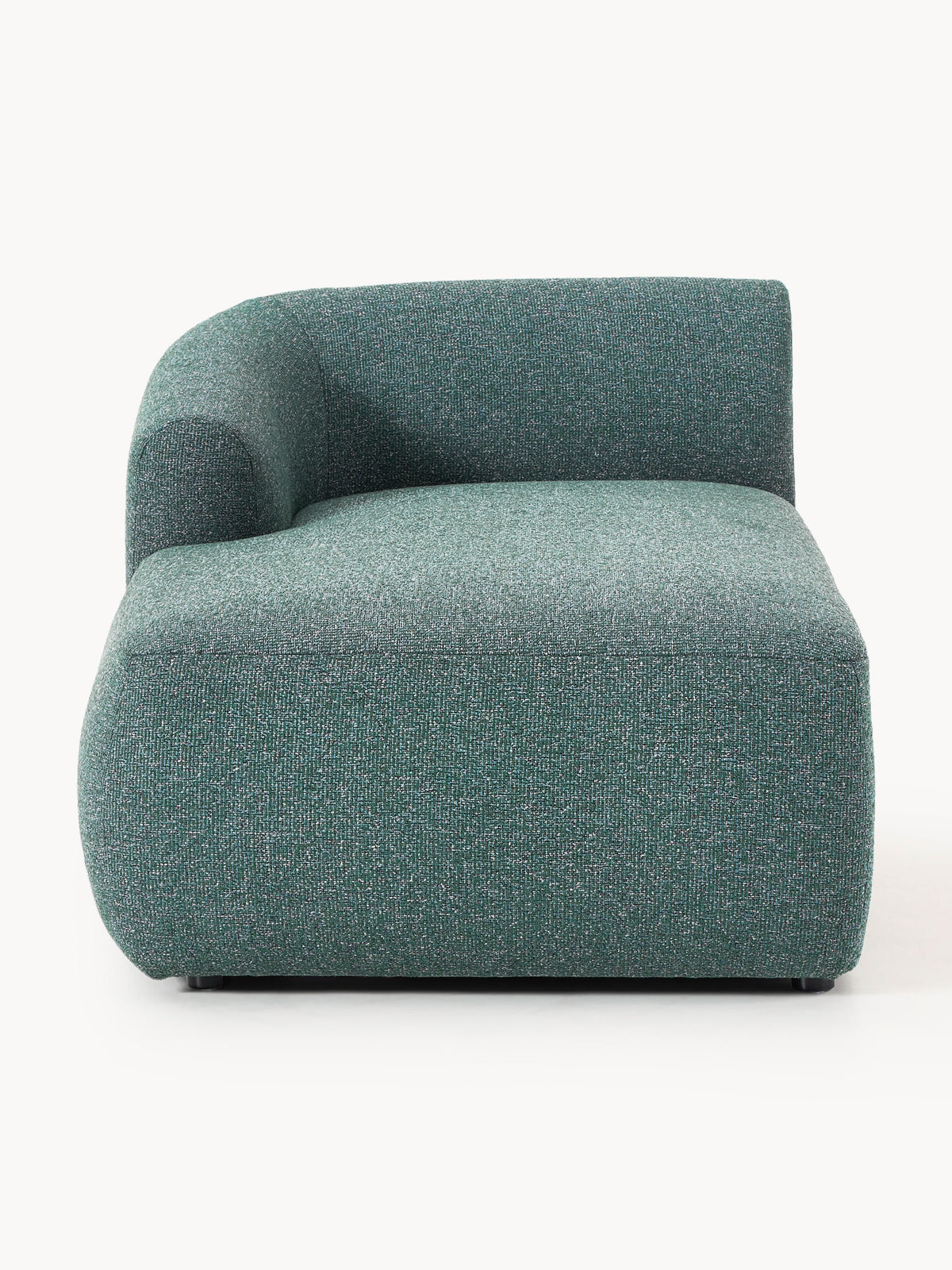 Sofia Corner Module with Chaise, Bouclé