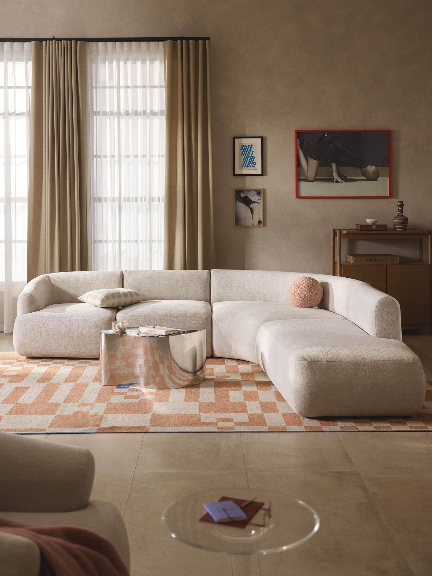 Sofia Modular Corner Sofa, 4-Seater