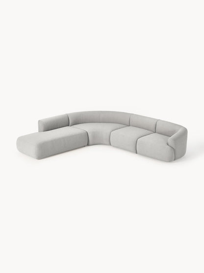 Sofia Modular Corner Sofa, Bouclé, 4-Seater