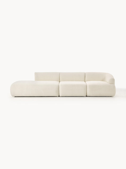 Sofia Modular Ottoman (3-Seater), Teddy
