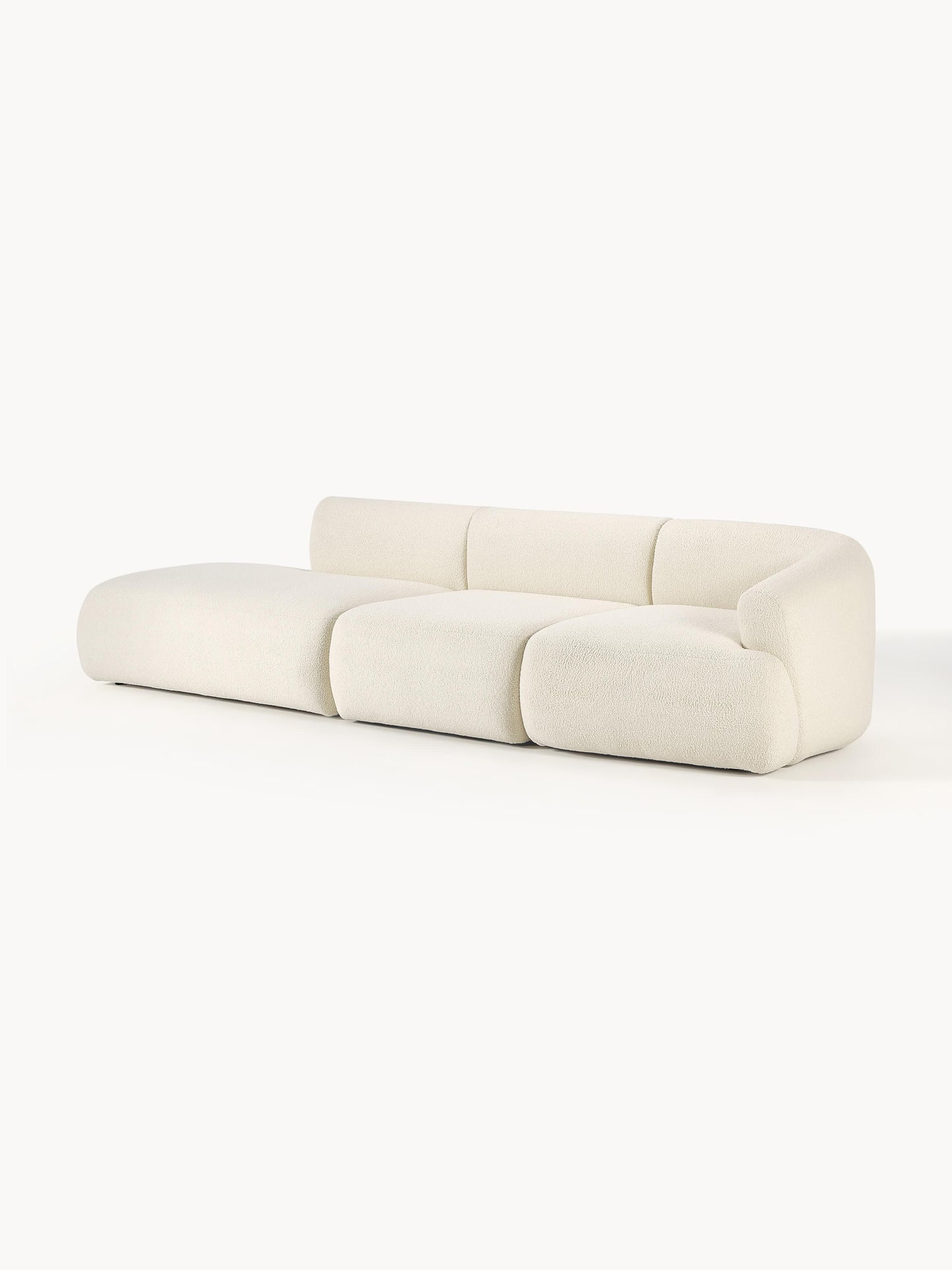 Sofia Modular Ottoman (3-Seater), Teddy