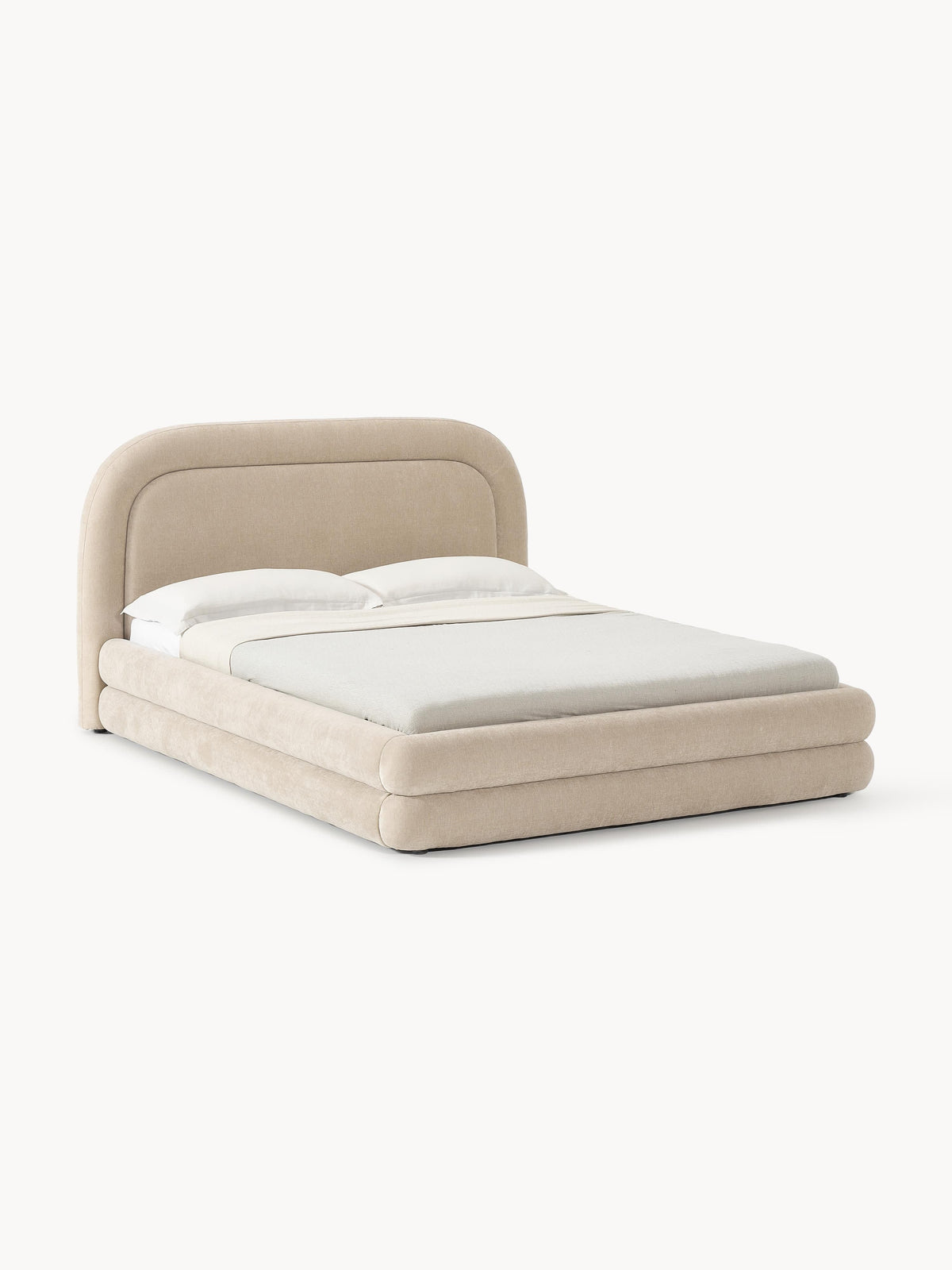 Solomon Bed with Upholstery