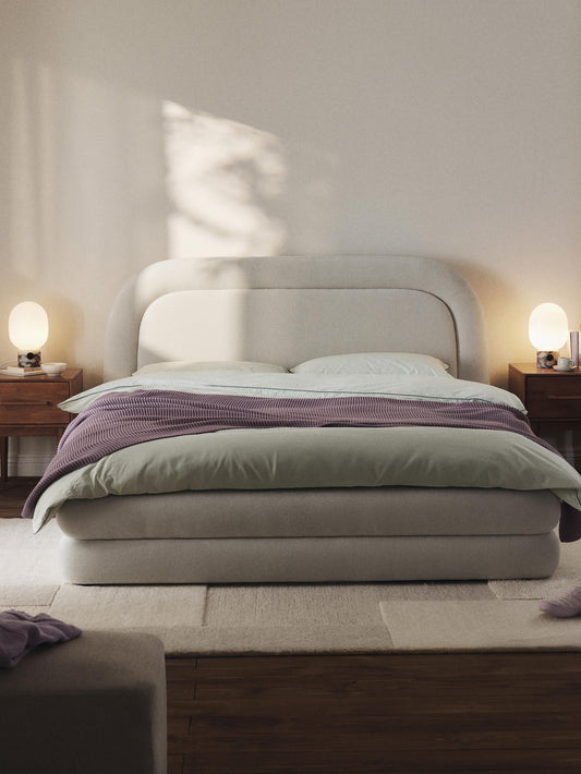 Solomon Bed with Upholstery