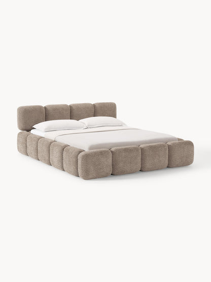 Tayla Teddy Bouclé Storage Bed, Upholstered