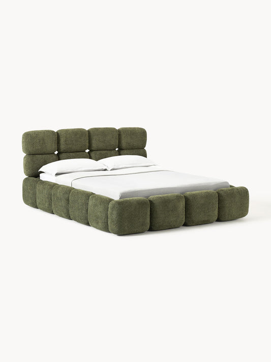 Tayla Teddy Bouclé Upholstered Bed