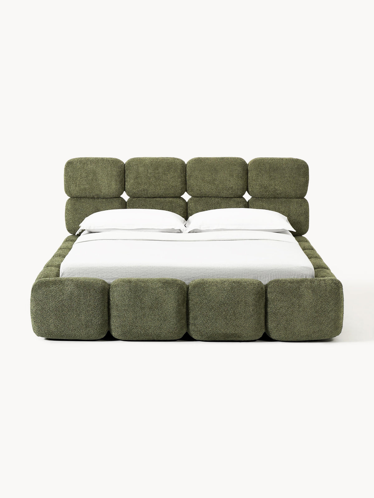 Tayla Teddy Bouclé Upholstered Bed
