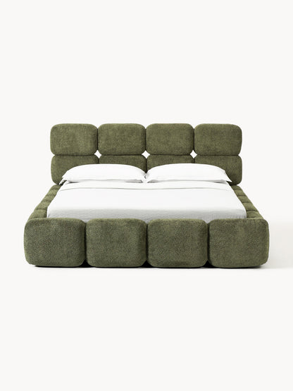 Tayla Teddy Bouclé Upholstered Bed