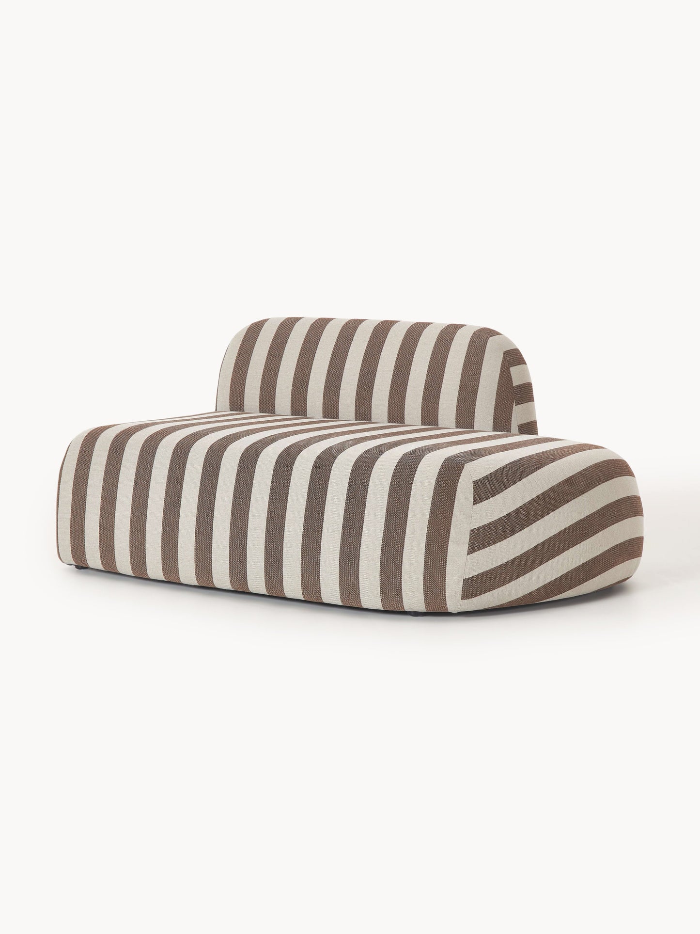 Wolke Chaise Module with Stripes