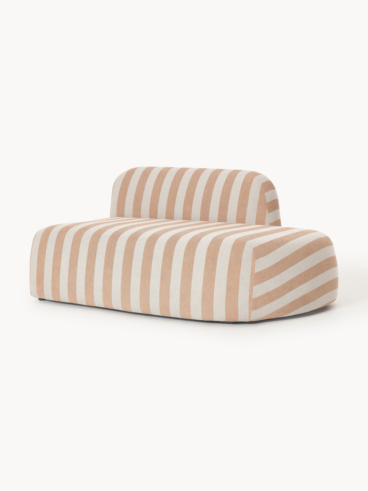 Wolke Chaise Module with Stripes