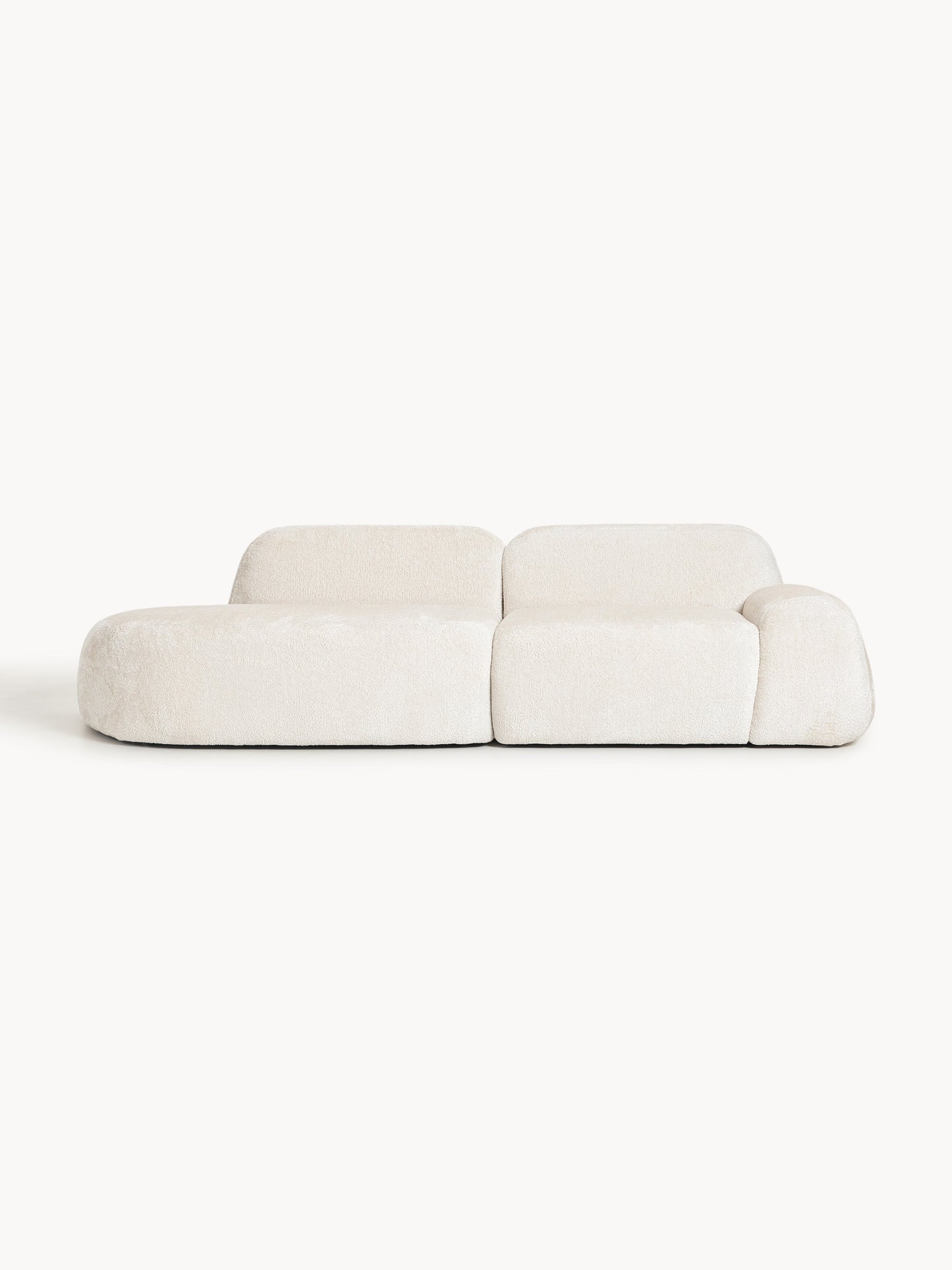 Wolke Modular Chaise (3-Seater), Teddy Bouclé
