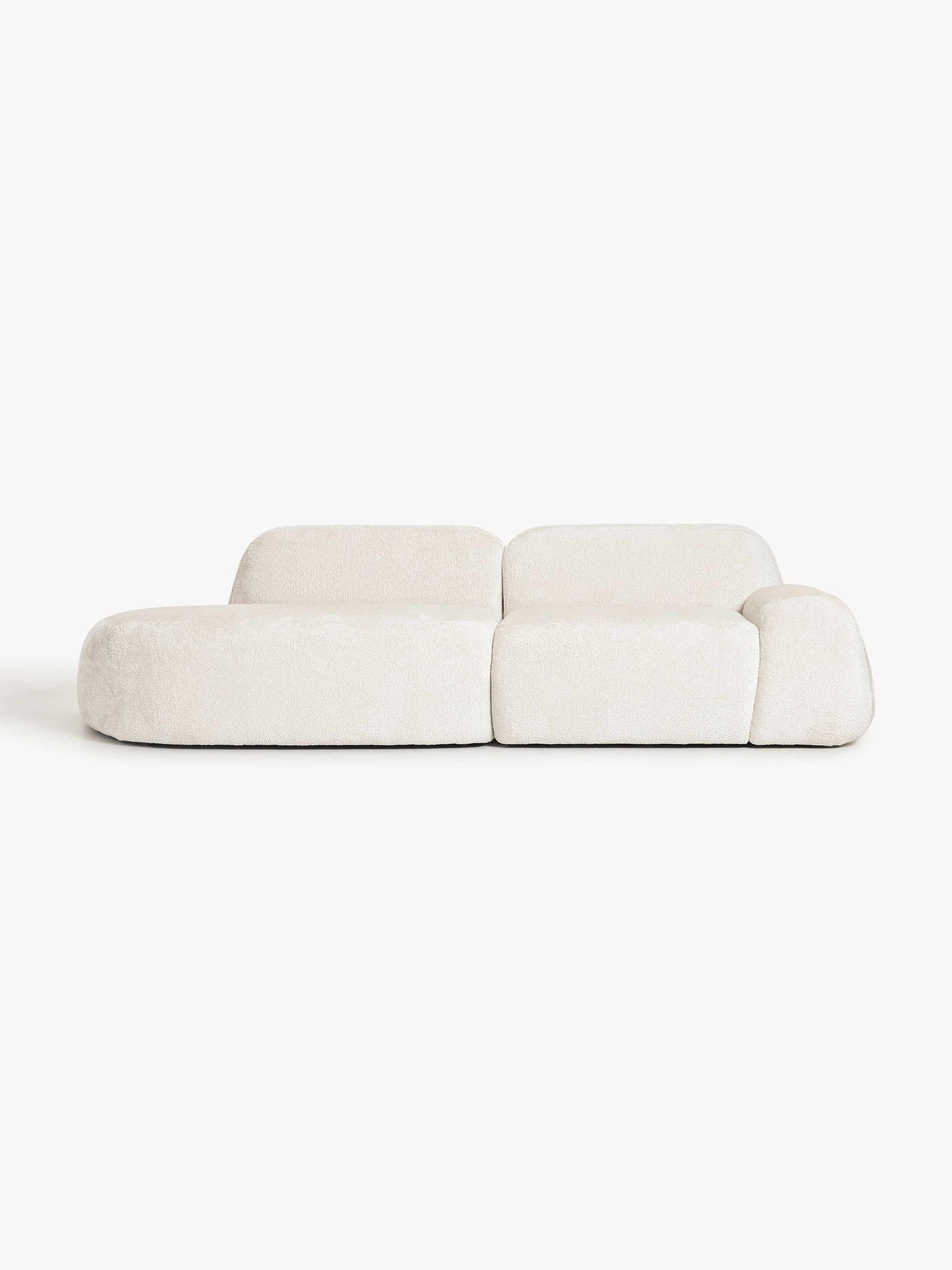 Wolke Modular Chaise (3-Seater), Teddy Bouclé