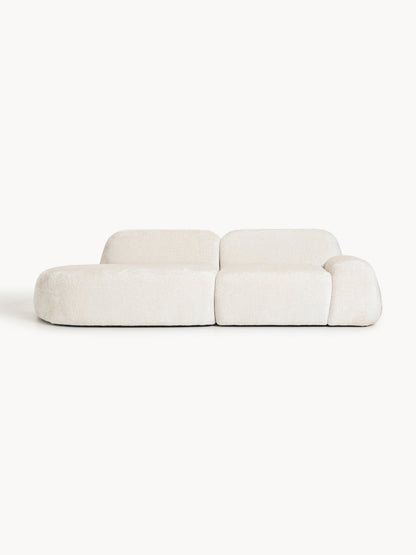 Wolke Modular Chaise (3-Seater), Teddy Bouclé