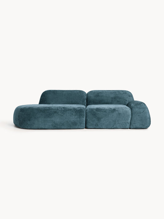 Wolke Modular Chaise (3-Seater), Teddy Bouclé