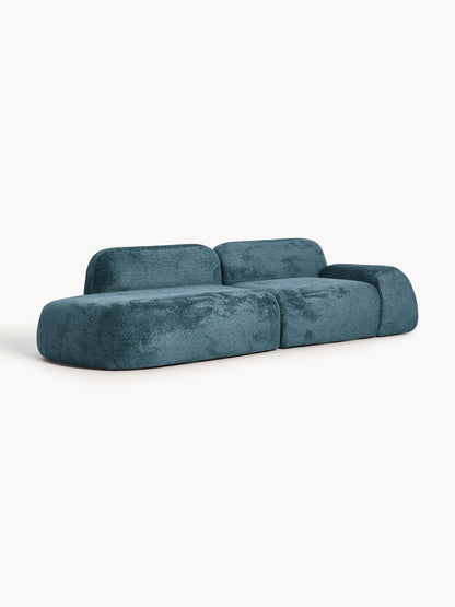 Wolke Modular Chaise (3-Seater), Teddy Bouclé