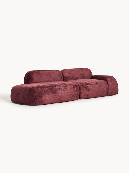 Wolke Modular Chaise (3-Seater), Teddy Bouclé