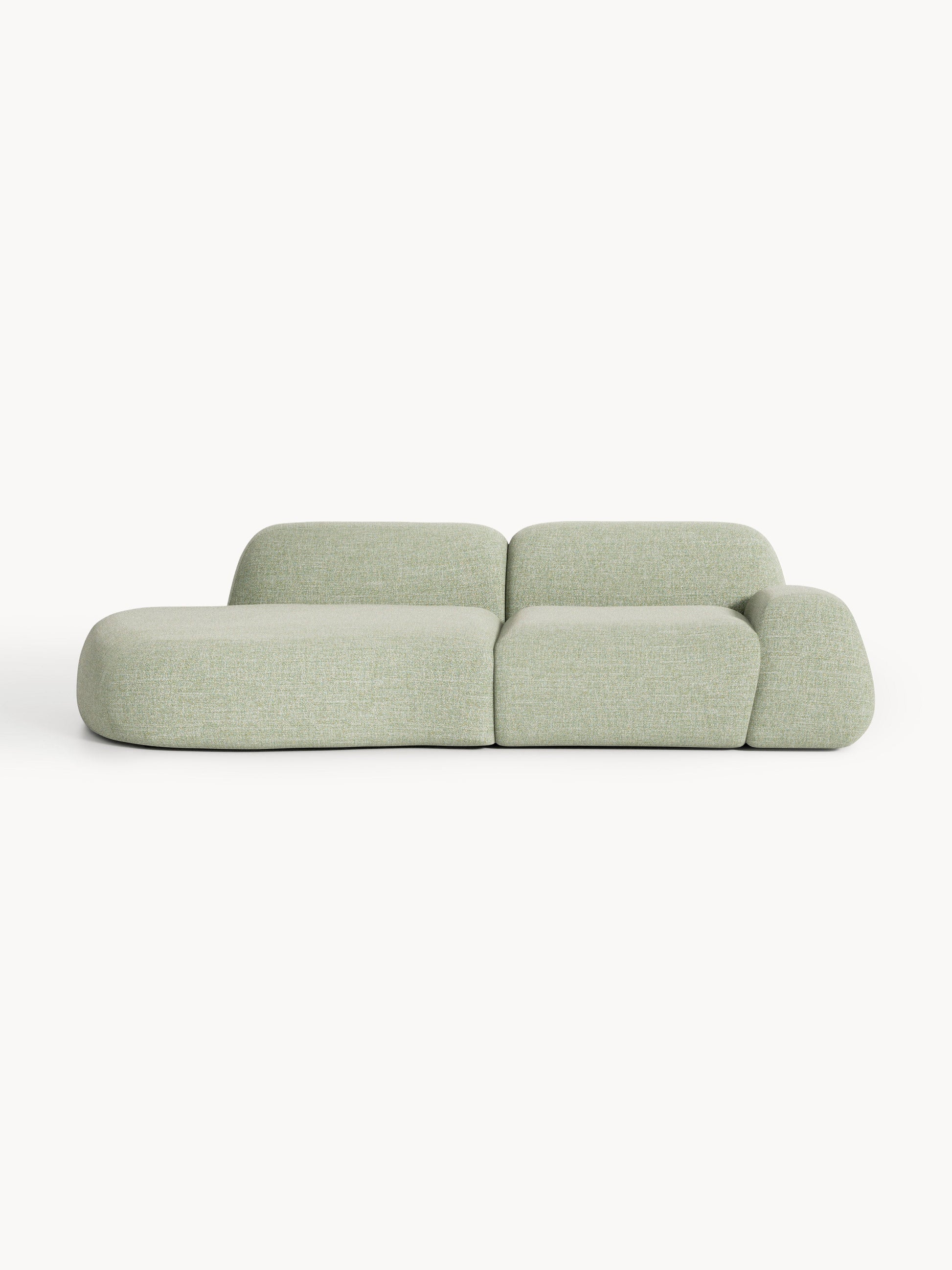 Wolke Modular Chaise, Bouclé (3-Seater)