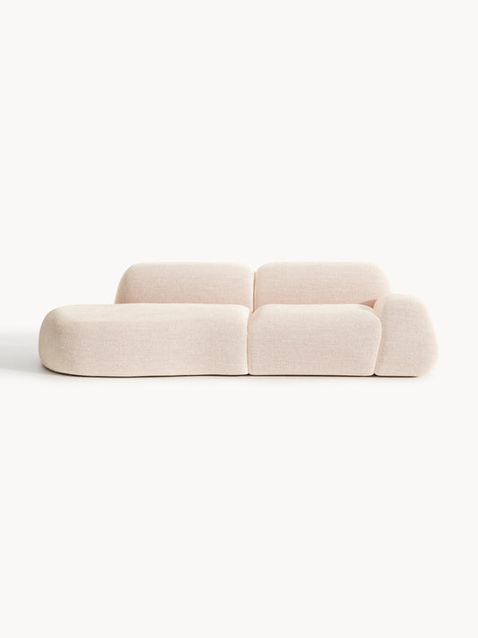 Wolke Modular Chaise, Bouclé (3-Seater)