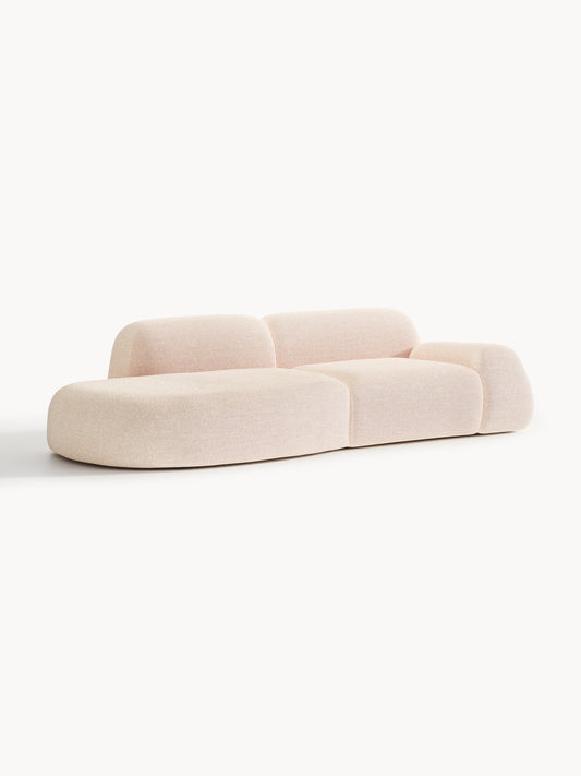 Wolke Modular Chaise, Bouclé (3-Seater)