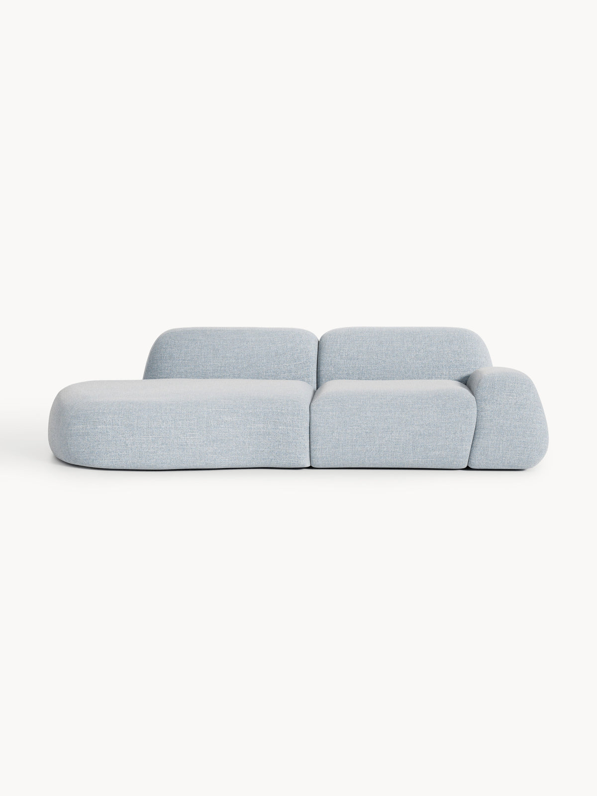 Wolke Modular Chaise, Bouclé (3-Seater)