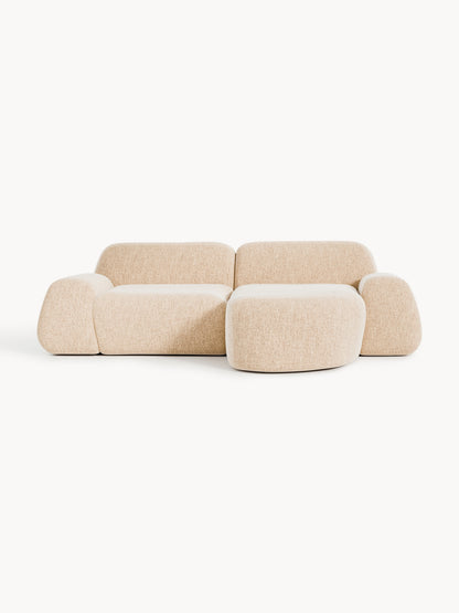 Wolke Modular Corner Sofa (3-Seater), Bouclé