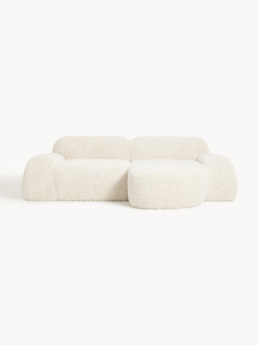 Wolke Modular Corner Sofa (3-Seater), Teddy