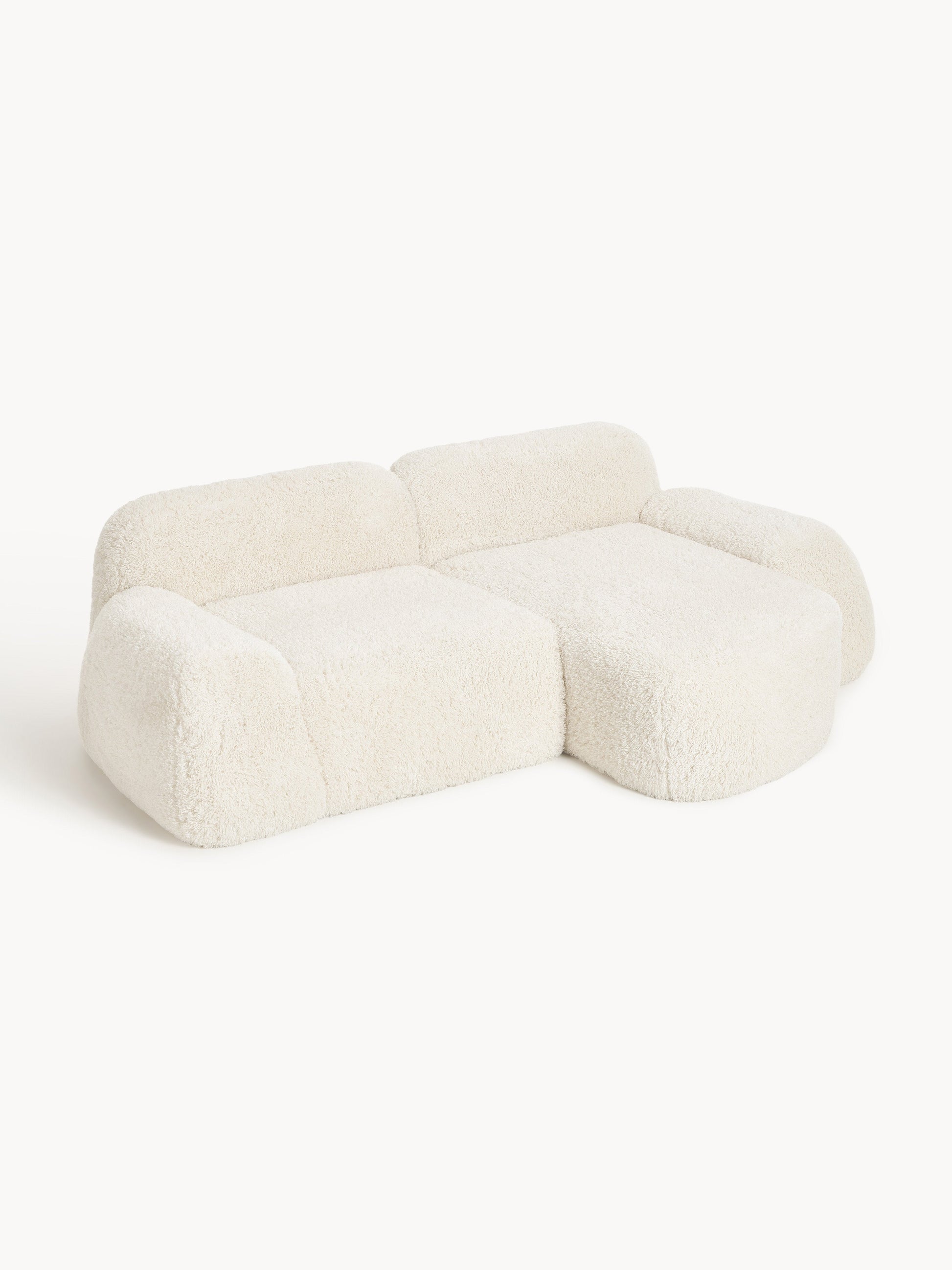 Wolke Modular Corner Sofa (3-Seater), Teddy