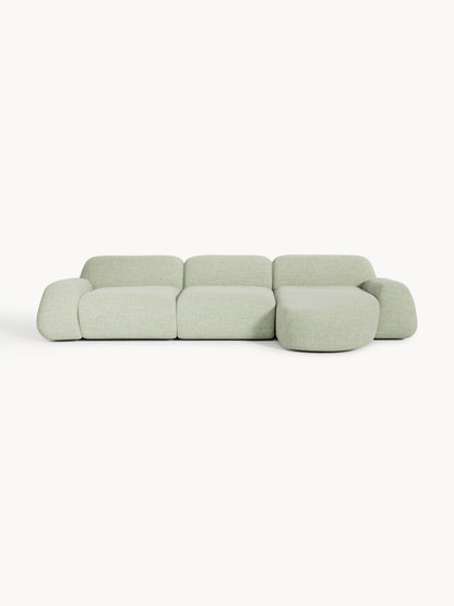 Wolke Modular Corner Sofa, Bouclé, 4-Seater