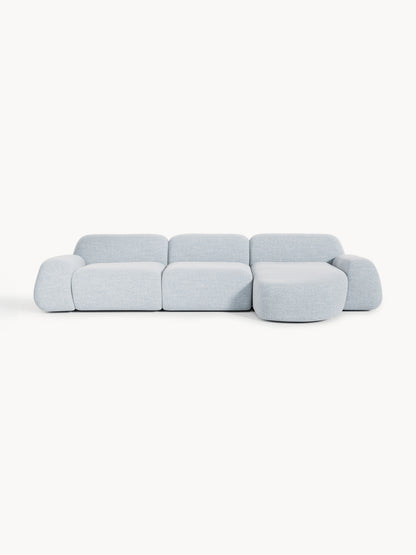 Wolke Modular Corner Sofa, Bouclé, 4-Seater