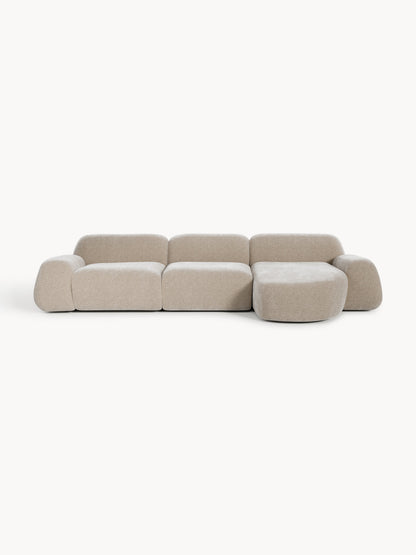 Wolke Modular Corner Sofa, Teddy, 4-Seater