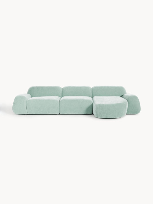 Wolke Modular Corner Sofa, Teddy, 4-Seater
