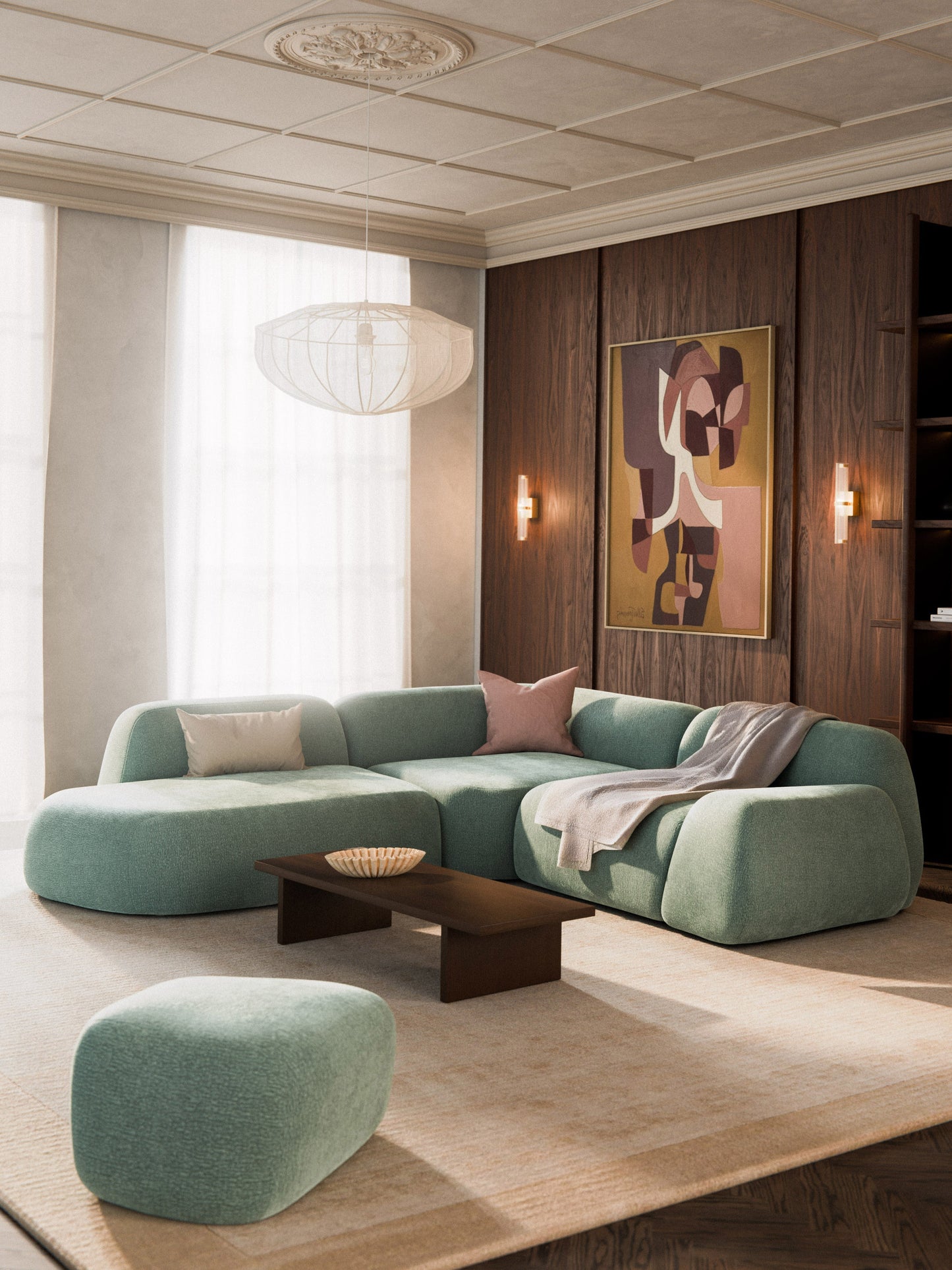 Wolke Modular Corner Sofa with Chaise Longue, 4-Seater