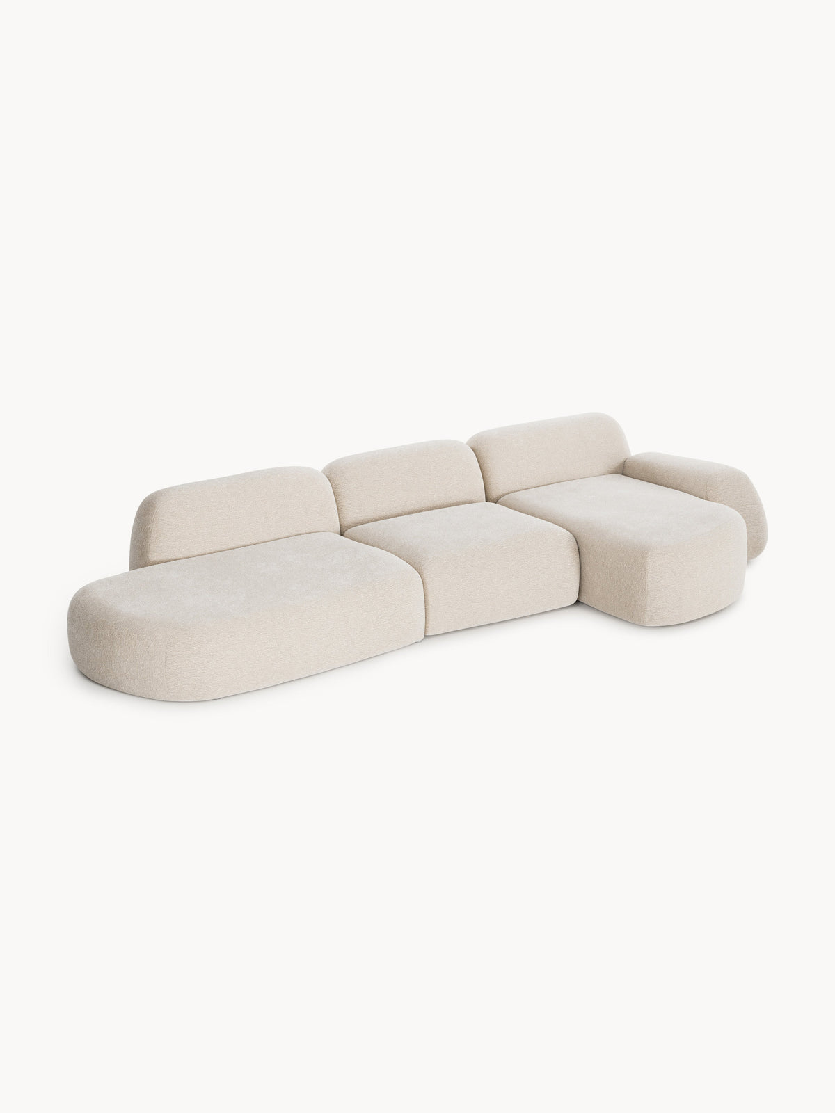 Wolke Modular Corner Sofa with Chaise Longue, 4-Seater
