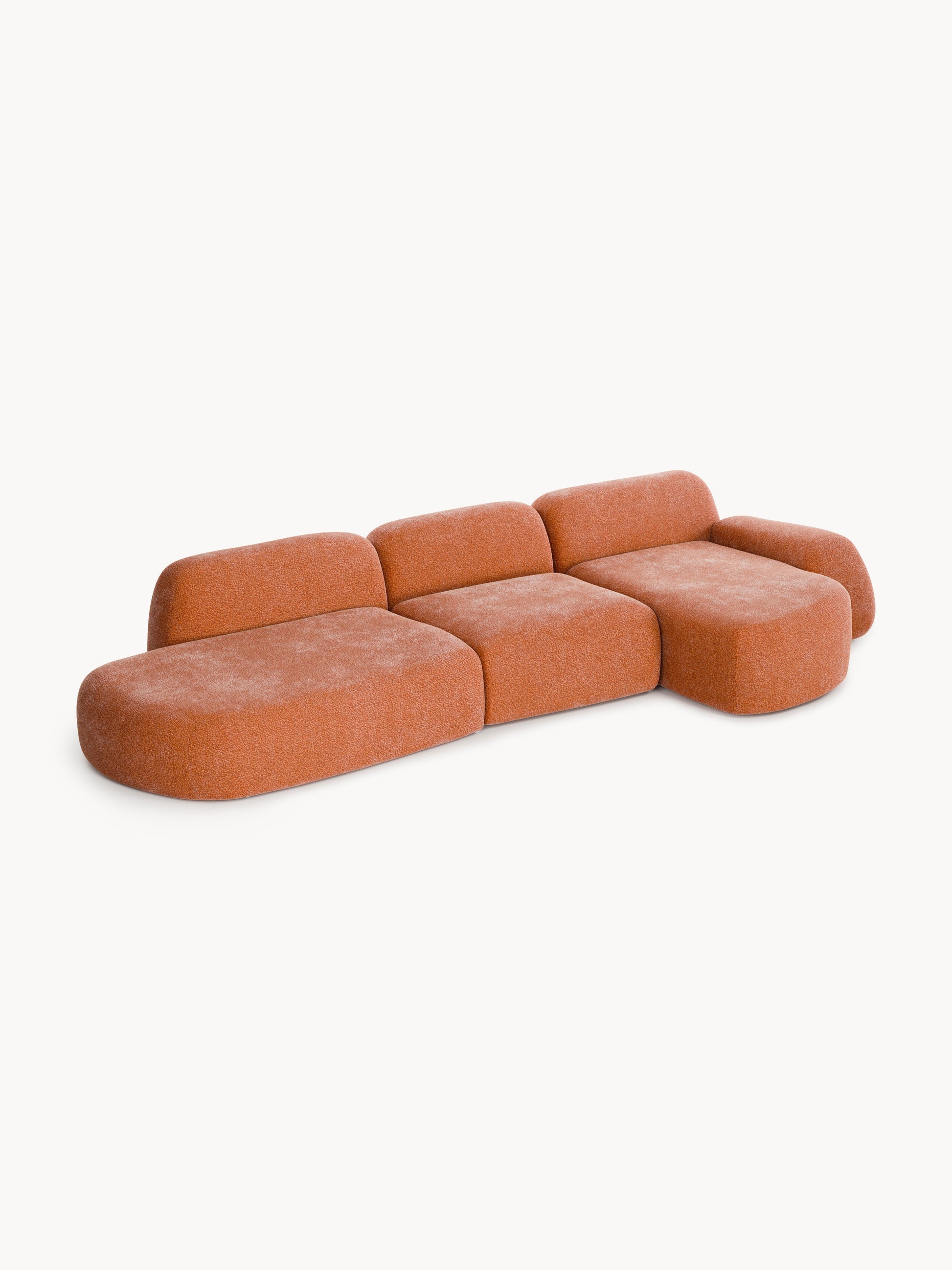 Wolke Modular Corner Sofa with Chaise Longue, 4-Seater