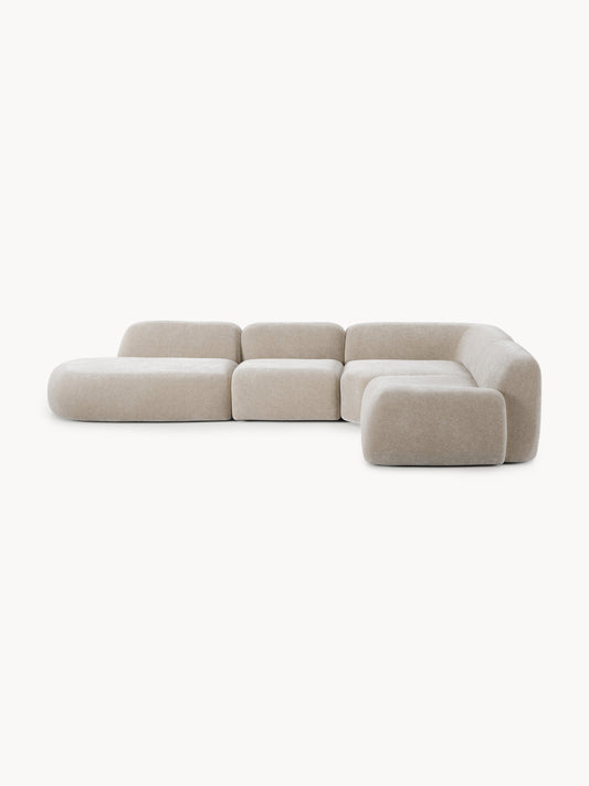 Wolke Modular Corner Sofa with Chaise Longue, XL