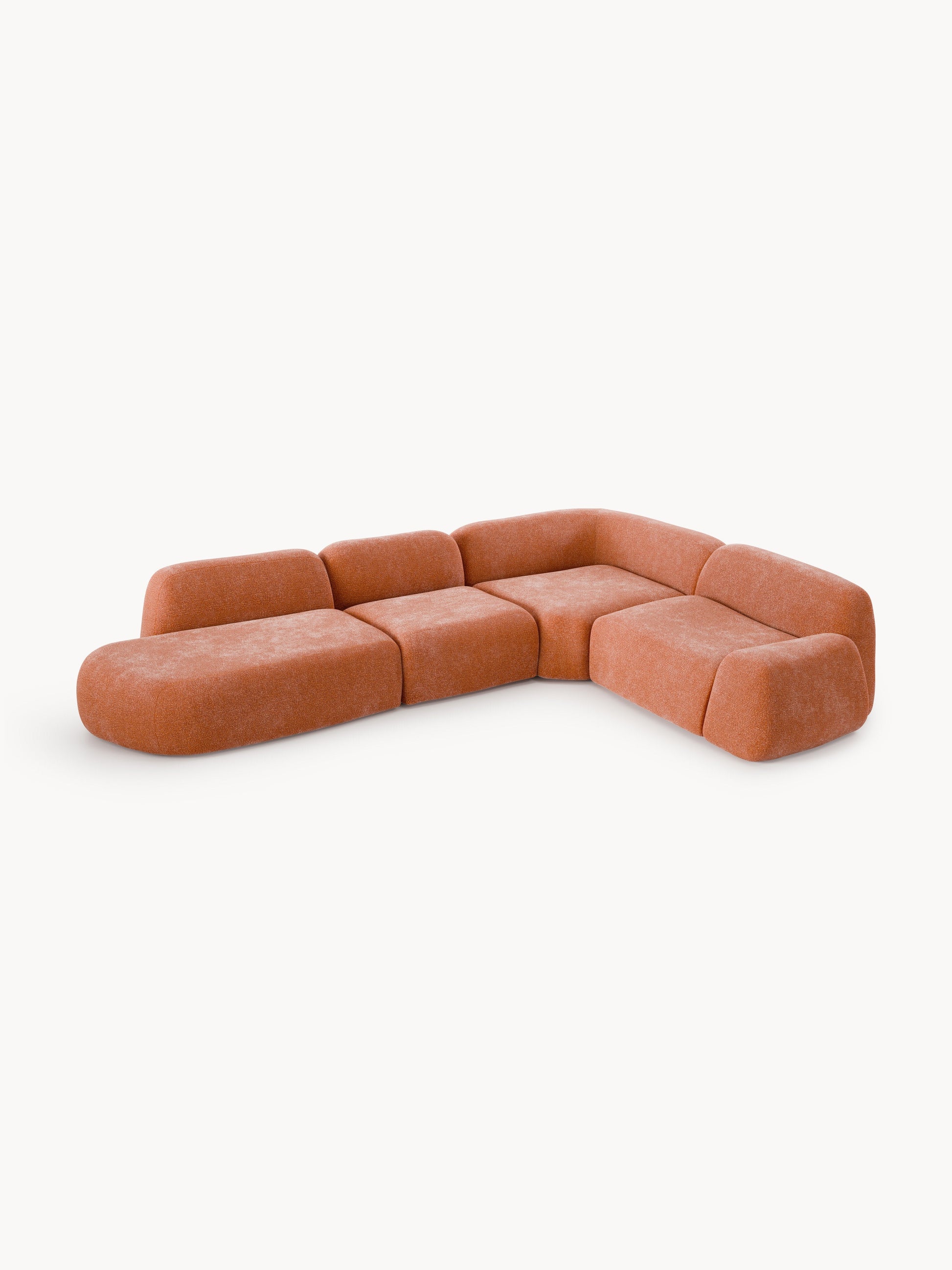 Wolke Modular Corner Sofa with Chaise Longue, XL