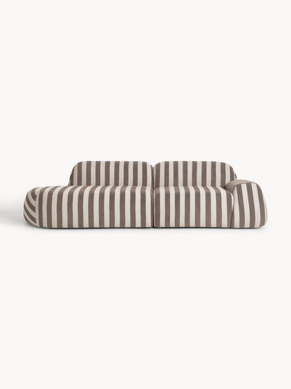 Wolke Modular Sofa (3-Seater), Striped