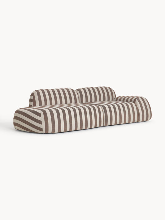 Wolke Modular Sofa (3-Seater), Striped